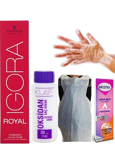 Schwarzkopf Igora Royal 9 - 1 Sarı - Sandre + Oksidan 30 Volüm (462420457)