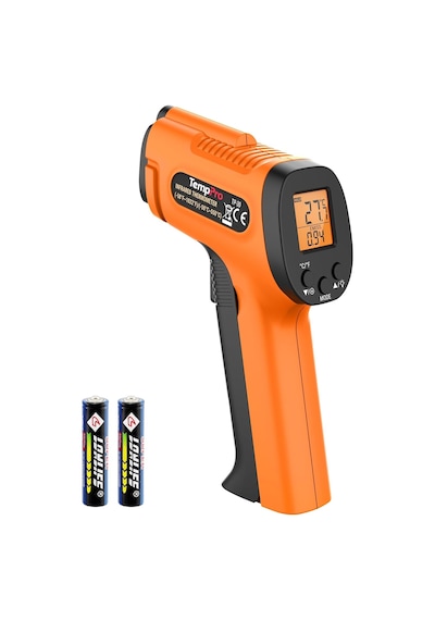 Thermopro Tp30 Yüksek Hassasiyetli Profesyonel Kızılötesi Termometre, -50 C İla 550 C -58 F İla 1022 F Ayarlan