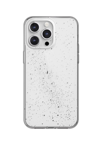 Apple Uyumlu iPhone 15 Pro Max Kılıf Çift Katmanlı Imd Baskılı Bumper Lisanslı Switcheasy Cosmos Starlight Renksiz