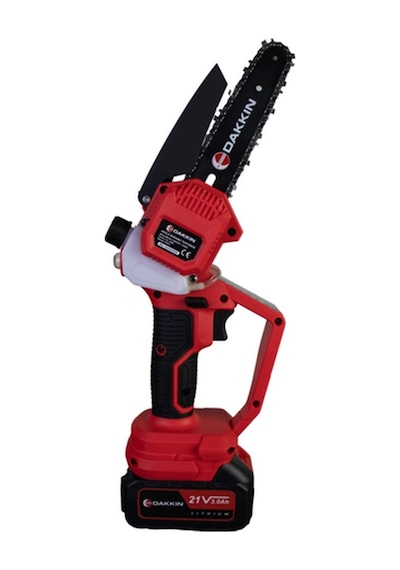 Akülü Budama Testeresi 6 21v 3ah 2 Bataryalı Mini Zincir Testere 20cm