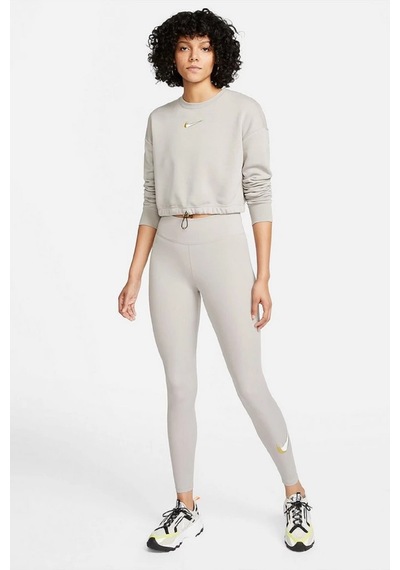 Nike One Performance Dance Leggings Dri-fit Toparlayıcı İç Cepli Bej Tayt Bej