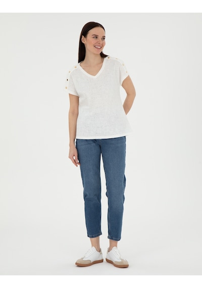 Pierre Cardin Kadın Açık Mavi Pantolon Jean 50301240-vr003 Açık Mavi