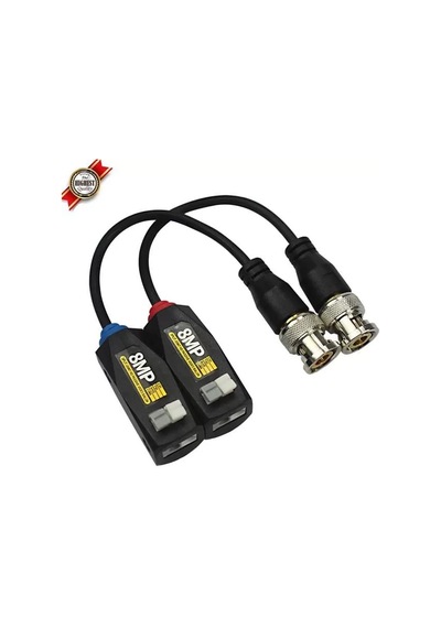Sh Powermaster 8mp 1080p 2kv 250-400 Metre Hd-tvı-cvı-ahd-cvbs Hd Video Balun Pm-3889 Najmaddin