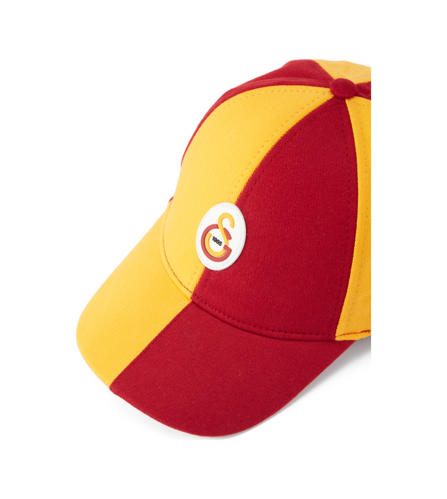 Gsstore Galatasaray Parçalı Çocuk Şapka C251184 Sarı - Kırmızı