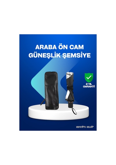 Spt-gld Kaliteli Cam Elyaf İskeletli Araba Şemsiyesi Tüm 81717 Araçlara Uygun