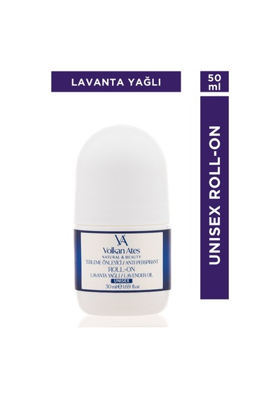 Volkan Ates Natural & Beauty Lavanta Yağlı Terleme Önleyici Roll-on 50 Ml