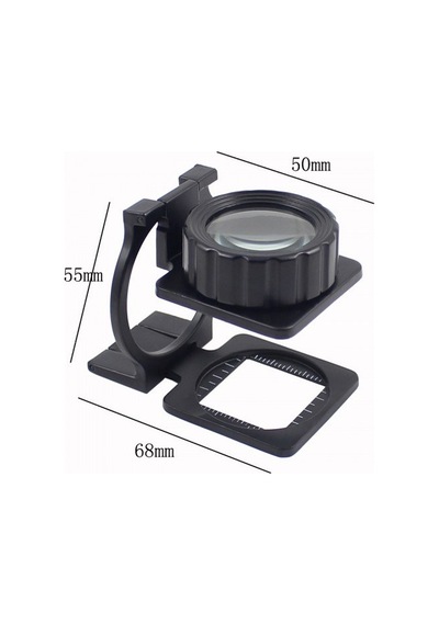 Kontrol Aleti Hassa İnceleme Küçük Detaylar Kumaş Kontrolü Büyüteç, Metal 15x Büyütme