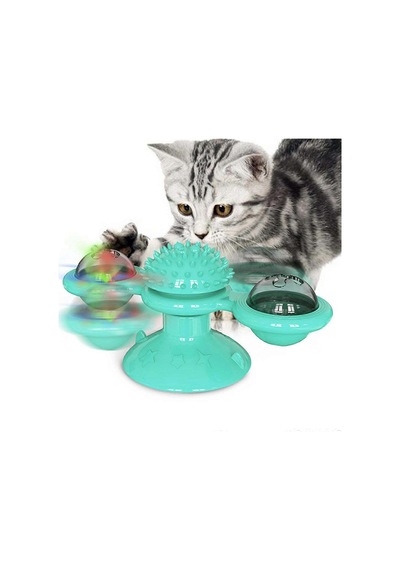 Pet Life 'windmill' Dönen Vakumlu Dönen Kedi Oyuncağı S848