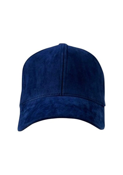 Uniquetrenders Unisex Vegan Süet Şapka Lacivert
