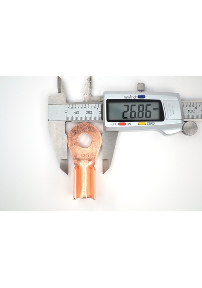 50mm² Akü Kablosu İçin M10 Pabuç Bakır Başlık Sulye