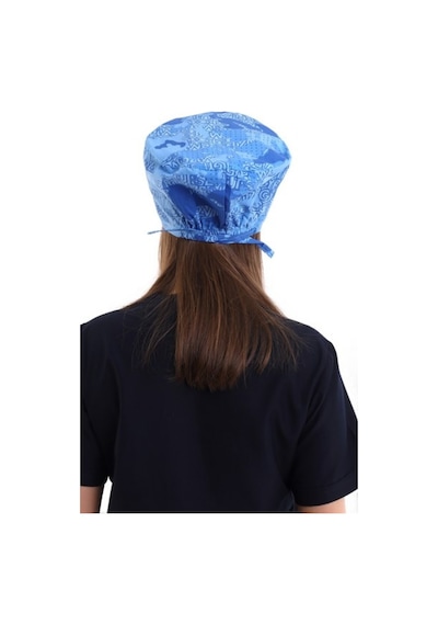 Saks Kamuflaj Desenli Cerrahi Bone - Doktor Bone-Standart-3909 Saks Kamuflaj