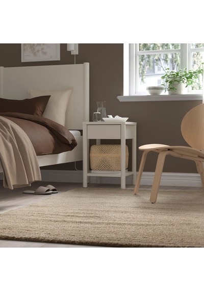 Ikea Stoense Halı 133 X 195 Cm Koyu Bej