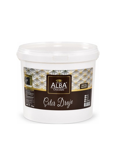 Alba Sütlü Çıtır Draje 2,5 Kg Pasta Ve Tatlı Süsleme Drajesi