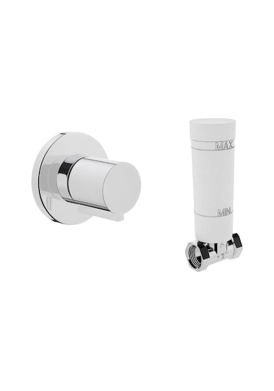 VitrA Ankastre Stop Valf Sıva Altı A41441+ Sıva Üstü A41461 Set Gri