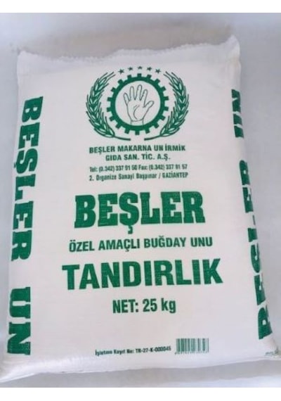 Beşler Un Tandırlık Un 25 KG