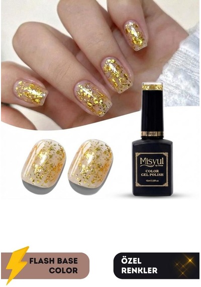Misyul Uv Led Kalıcı Oje Nail Art 15 Ml Flash Base Color F03