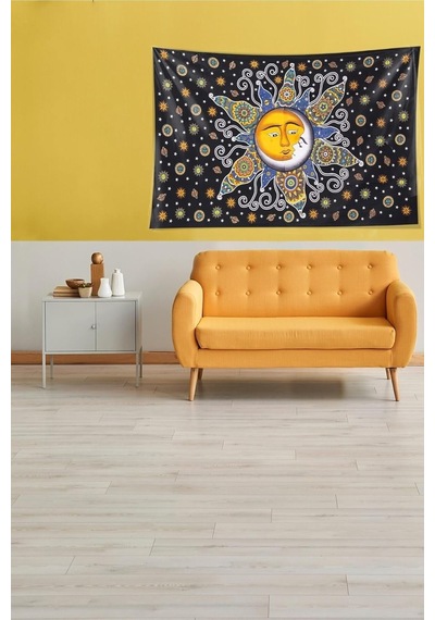 Ontheclouds Yüzüklerin Efendisi Orta Dünya Haritası Leke Tutmaz Kadife Kumaş Duvar Örtüsü Duvar Halısı Tapestry, 70 X 100