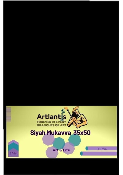 Renkli Mukavva 35X50 5 Adet Artlantis Renkli Mukavva 5 Adet