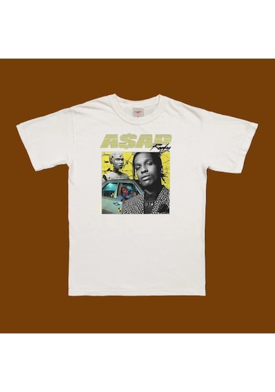 Startmore Asap Rocky Tişört Beyaz