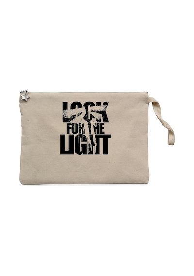 The Last of Us Look for The Light Text Krem Cüzdan / El Çantası Krem