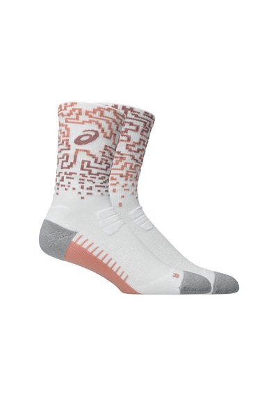 Asics Performance Run Sock Crew Unisex Cream/black Koşu Çorabı 3013b285-100