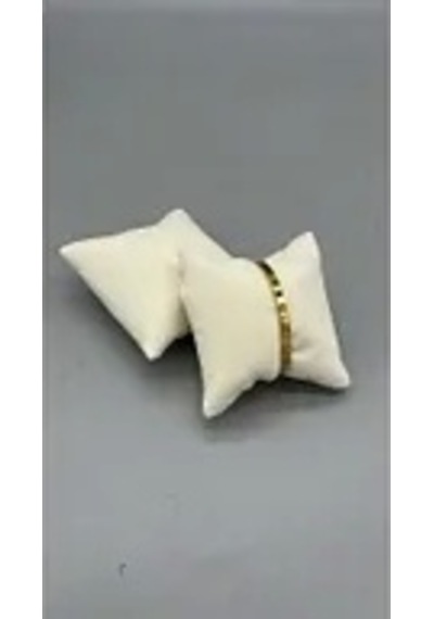 Yerli Üretim Süet Kumaş Krem Renk 5 Adet 8/8 Cm Takı Yastığı Çok Renkli
