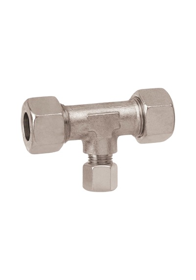 Gok 10-10-8mm Çelik Gaz Borusu Çoklayıcı T Bağlantı Aparatı