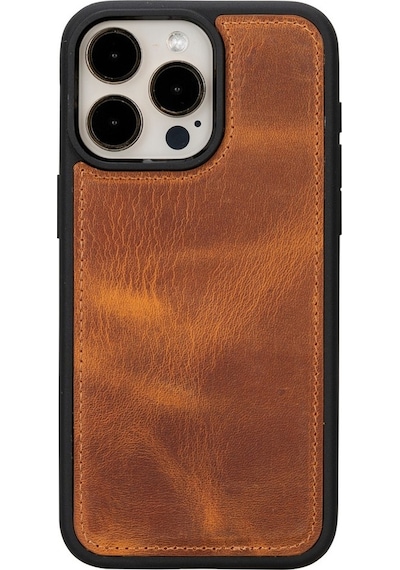 Apple Uyumlu   iPhone 15 Pro Max Deri Cüzdanlı Kılıf   Mwwn G19 Taba