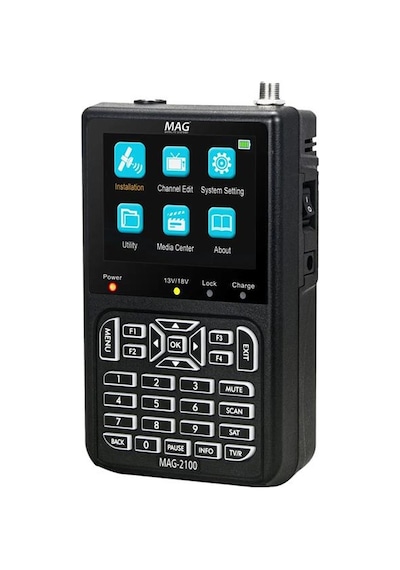 Mag Mag-2100 3.5 Dvb-s/s2 Lcd Ekran Görüntülü Hd Uydu Yön Sinyal Bulucu