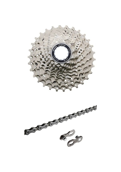 Shimano 105 Cs-r7000 11/30+cn-hg601 11'li Kaset Zincir Seti Siyah