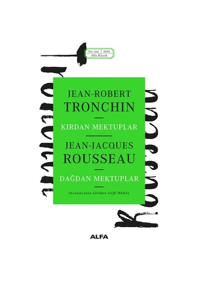 Kırdan Mektuplar - Dağdan Mektuplar - Jean - Jacques Rousseau - Alfa Yayıncılık