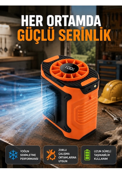 Usb Şarjlı Kompakt El Ve Boyun Fanı Çok Fonksiyonlu - 548