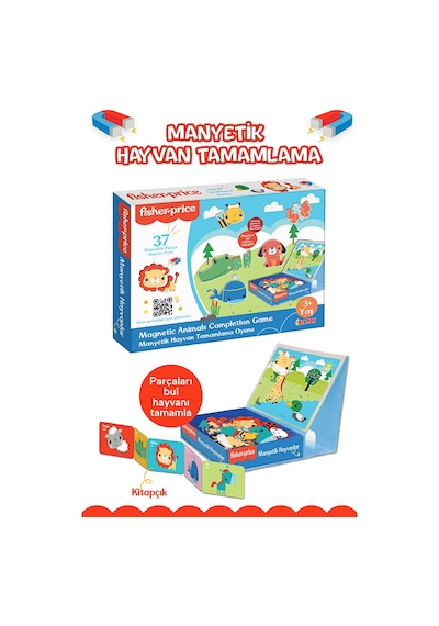 Fisher-price Fisher Price Manyetik Tablet Hayvan Tamamlama Dıy-fp2878