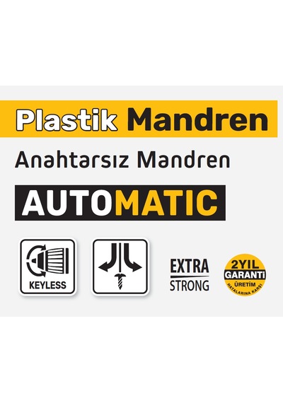 Sgs5600 Otomatik Plastik Mandren 0.8 - 10mm 3/8 - 24unf