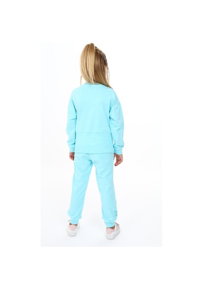 Toontoy Kids Toontoy Kız Çocuk Armalı Eşofman Takım Su Yeşili