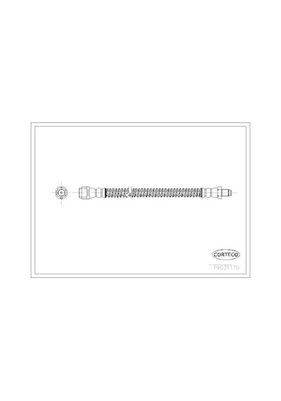Corteco Fren Hortumu Arka Mercedes S-seri W220 C215 Corteco 19031170 A2204200148