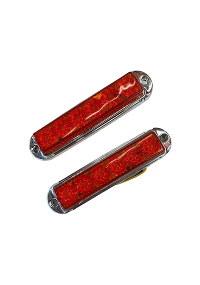 Ahmet Otomotiv Sarı Çakar Lamba 4 Fonksiyon 12v 24v Uyumlu Sarı Çakar 15cm 2 Adet