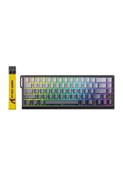 Attack Shark X68 He Hall Effect Rapid Trigger Mekanik Klavye Manyetik Switch Black Gradient