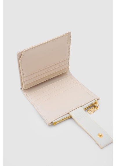 Shule Bags Fash Kadın Cüzdan Krem