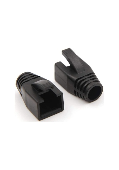 Cat. 7 Rj45 Jack Kılıfı - Siyah - 100 Adet