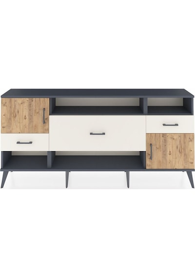 Arges Konsol 3 Raflı 3 Çekmeceli 2 Kapaklı 176x30x83 Antrasit-çam/aytaşı Çam/aytaşı Arges Konsol 3 Raflı 3 Çekmeceli 2 Kapaklı 176x30x83 Antrasit-çam/aytaşı Çam/aytaşı