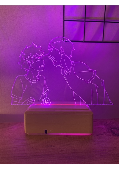 Kageyama & Hinata 16 Renk Gece Lambası