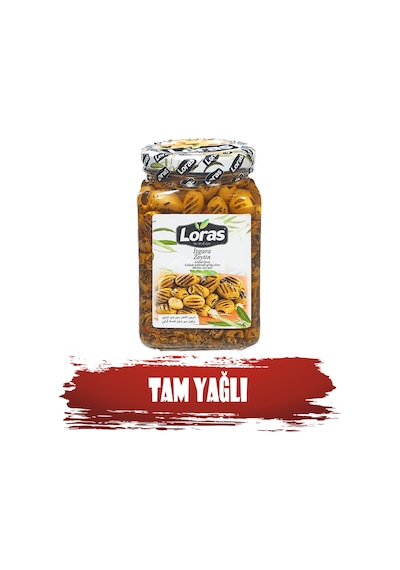 Loras 201 - 230 KB Izgara Yeşil Zeytin Cam 850 G