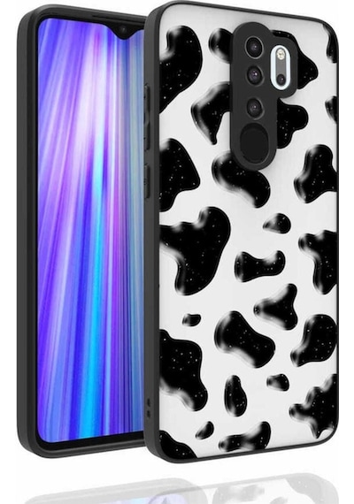 Xiaomi Redmi Note 8 Pro Kılıf Desenli Kamera Korumalı Parlak Zore Nora Kapak NO2