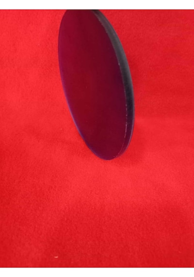 Şık Mavi Cam Stil Bardak Altlığı 10 Cm Çap, 5 Cm Genişlik Karışık