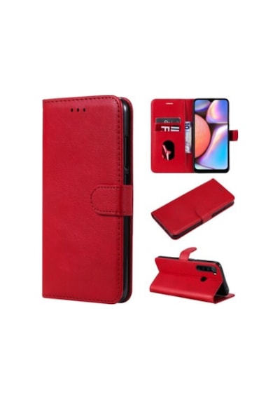 Xiaomi Redmi Note 8 Ile Uyumlu Kılıf Elite Kapaklı Cüzdanlı Col149574-kırmızı