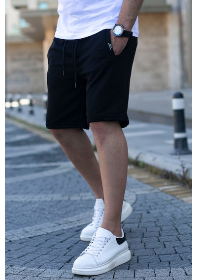 Madmext Madmext Siyah Erkek Regular Fit Şort 4842-siyah Siyah