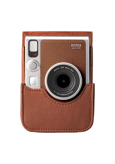 Instax Mini Evo Kahverengi Deri Çanta-fotsıbp079