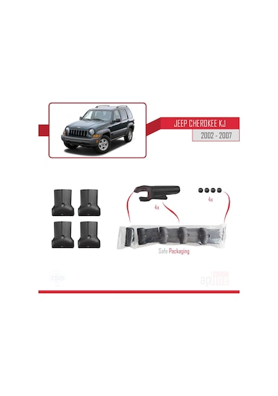Jeep Cherokee (Kj) 2002-2007 Arası Fly Model Ara Atkı Tavan Barı (525994578)