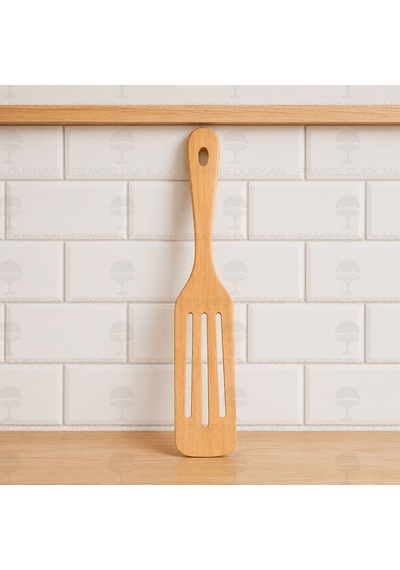 Mien Bambu Delikli Uzun Spatula 7b157 Renkli